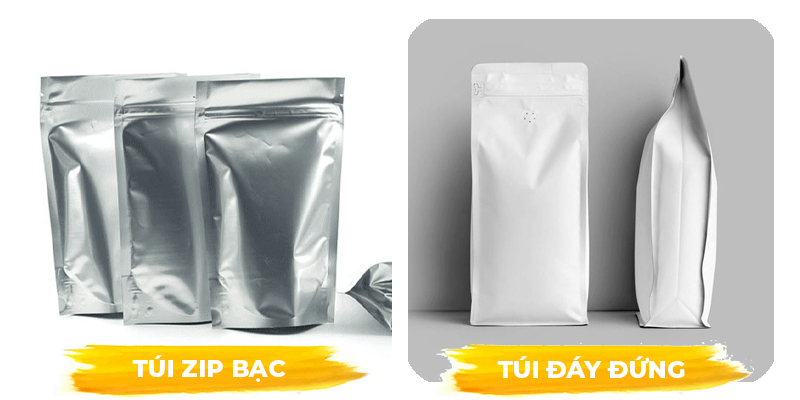 in túi zip bạc đựng thực phẩm